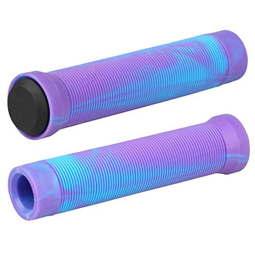 Kutrick Handle Bar Grips 145mm Soft Flangeless Longneck Grips for Pro Stunt Scooter Bars and BMX Bikes Bars 